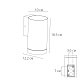 уличный настенный светильник arte lamp torcular a1313al-1bk