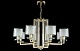 подвесная люстра crystal lux nicolas nicolas sp-pl8 gold/white