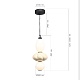подвесной светильник st luce florentini sl6134.413.01