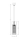 подвесной светильник arte lamp castello a7068sp-1bk