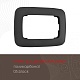 розетка двойная с заземлением arte milano 205.40-2.black