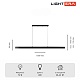 линейный подвесной светильник lightera baffin le112l-180b wifi