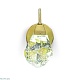 бра delight collection crystal rock md-020b-wall gold