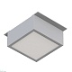 встраиваемый светильник arlight dl-grigliato-s90x90-6w warm3000 051139