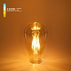 лампа светодиодная филаментная elektrostandard e27 6w 3300k прозрачная a048279