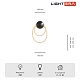 настенный светильник lightera tura le103w-47bb stainless
