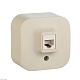розетка компьютерная rj45 legrand quteo 782254