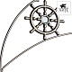 потолочная люстра arte lamp sailor a4524pl-3ab