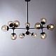подвесная люстра arte lamp a1664sp-12bk