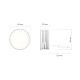 светодиодный модуль denkirs slim led dk3000-7w-m