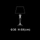 настольная лампа weki mt07027019-1a illuminati