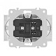 розетка двойная с заземлением arte milano 203.40-2.white