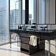 рамка на 3 поста werkel acrylic черный 4690389184888 w0032708