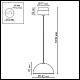 подвесной светильник odeon light l-vision lulu 5452/6la
