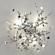 бра crystal lux garden ap-pl3 d400 chrome