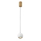 подвесной светодиодный светильник crystal lux caro sp led white
