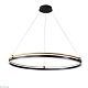 подвесной светодиодный светильник crystal lux fernando sp88w led black/gold