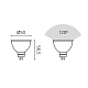светодиодная лампа gauss basic gu5.3 5,5w 4100k 10135262t