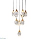 подвесной светильник delight collection crystal rock md-020b-11 gold
